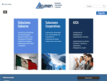 Tablet Screenshot of acumen.mx