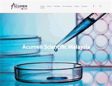 Tablet Screenshot of acumen.com.my